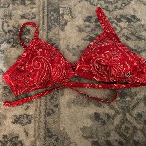 Red Bikini Top